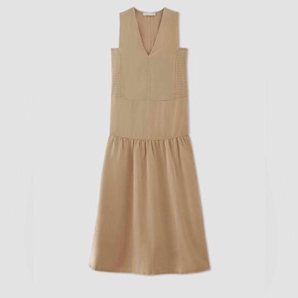 NWTs Everlane The TENCEL V-Neck Dress size Large